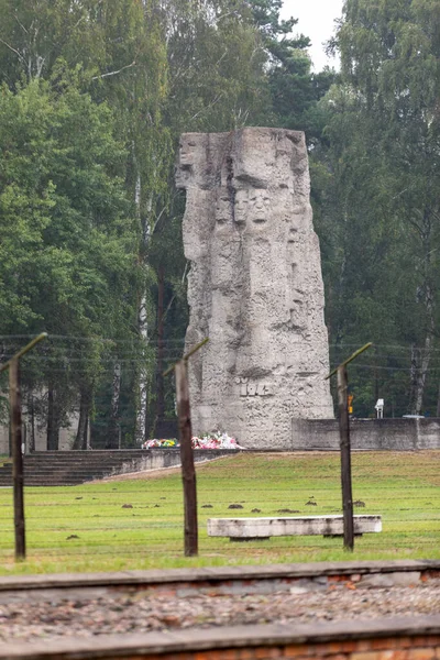 Sztutowo Pologne Septembre 2020 Mémorial Aux Victimes Dans Ancien Camp — Photo