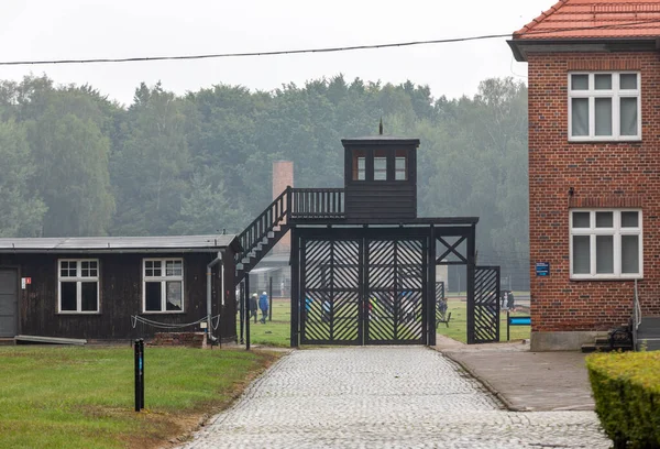 Sztutowo Polônia Setembro 2020 Porta Morte Antigo Campo Concentração Alemanha — Fotografia de Stock