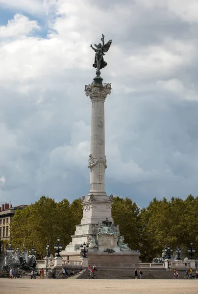 法国波尔多 2018年9月9日 法国波尔多吉伦特纪念碑 Esplanade Des Quinconces — 图库照片