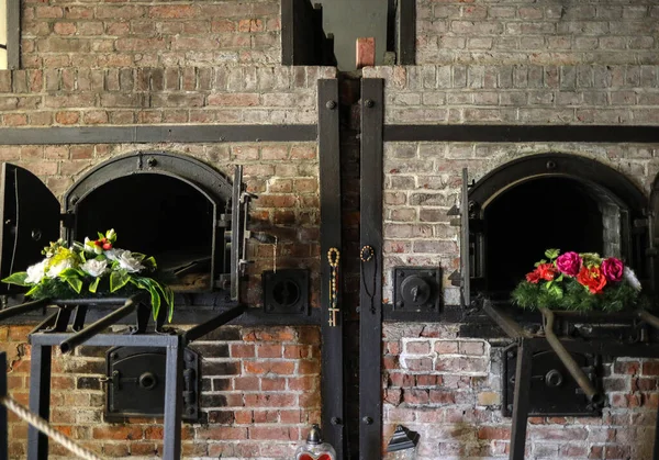 Sztutowo Poland Sept 2020 Crematorium Furnaces Former Nazi Germany Concentration — Stock Photo, Image