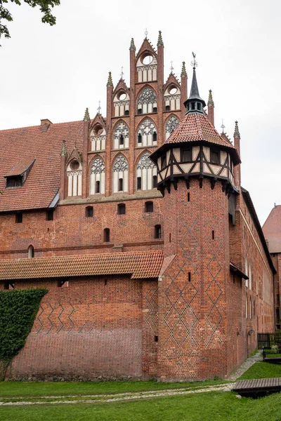 マルボルク城 旧マリエンブルク城 ドイツ騎士団のグランドマスターの席 マルボルク ポーランド — ストック写真