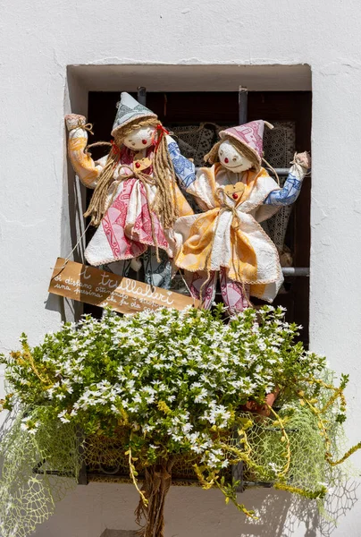 Alberobello Italien September 2019 Traditionelle Apulische Souvenirs Vor Einem Geschäft — Stockfoto