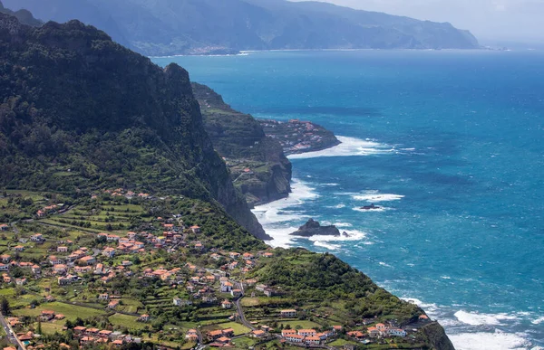 Arco Jorge Der Nordküste Madeiras Vom Miradouro Beira Quinta Madeira — Stockfoto