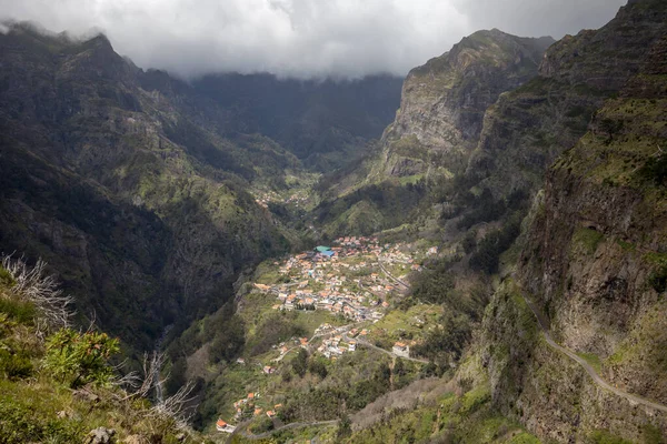 Tal Der Nonnen Curral Das Freiras Auf Madeira Portugal — Stockfoto