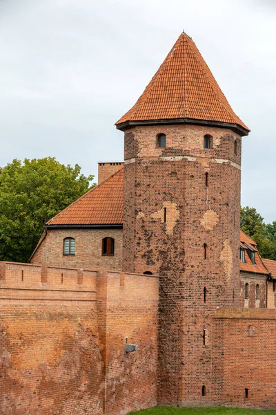 マルボルク城 旧マリエンブルク城 ドイツ騎士団のグランドマスターの席 マルボルク ポーランド — ストック写真