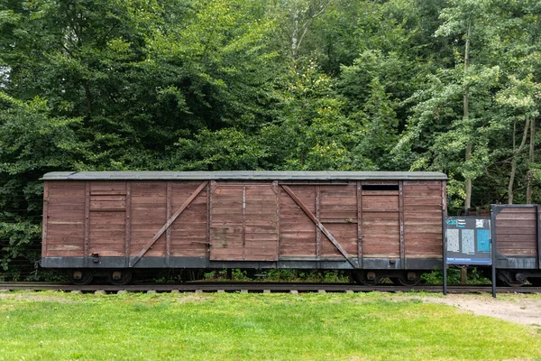 Sztutowo Poland Sept 2020 Wagons Narrow Gauge Railway Charateristic Former — Stock Photo, Image