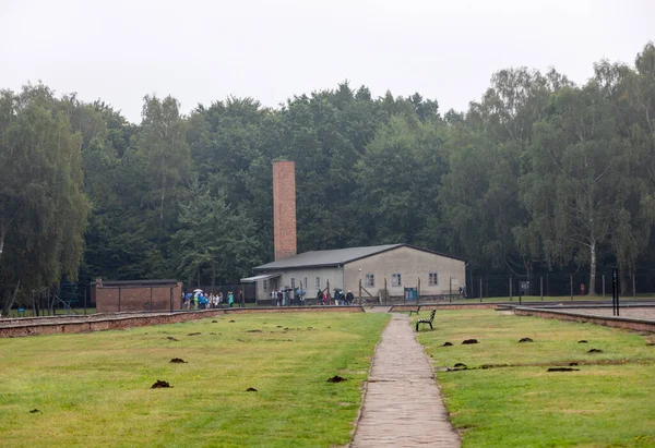 Sztutowo Polônia Setembro 2020 Crematório Câmara Gás Antigo Campo Concentração — Fotografia de Stock