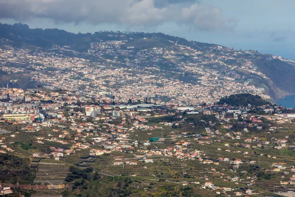 Вид Вниз Кабо Жирао Остров Мадейра Португалия Самая Высокая Скала — стоковое фото