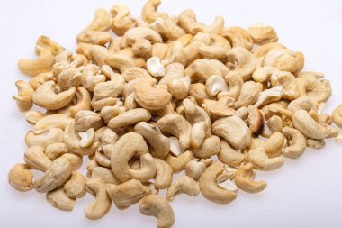 Kaju fıstığı yakın çekim. Atıştırmalık olarak mükemmel.