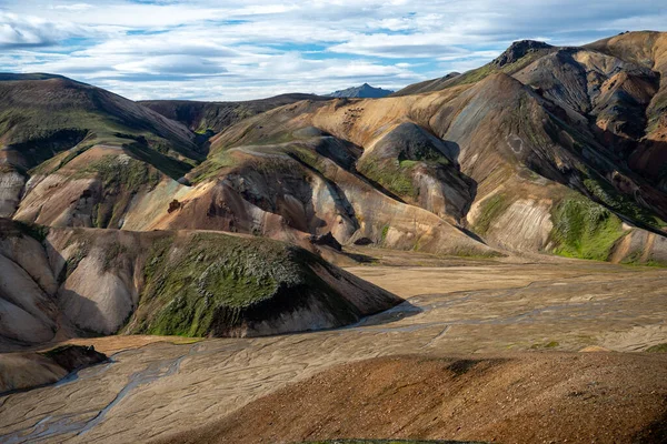 Volcanic mountains of Landmannalaugar in Fjallabak Nature Reserve. Iceland