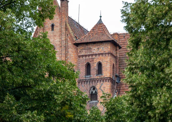 Schloss Marienburg Ehemals Marienburg Sitz Des Großmeisters Der Deutschen Ritter — Stockfoto