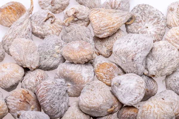 Dried Figs Sprinkled Rice Flour Healthy Nutritious Snack Excellent Culinary — Stock Photo, Image