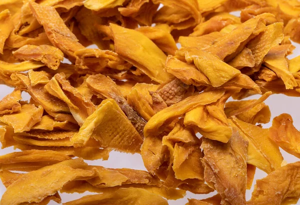 Fette Mango Essiccate Perfetto Come Spuntino Oltre Gelato Altri Dolci — Foto Stock