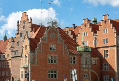 Gdansk, Polonya - 6 Eylül 2020: Gdansk 'taki İç Güvenlik Ajansı binası. Polonya