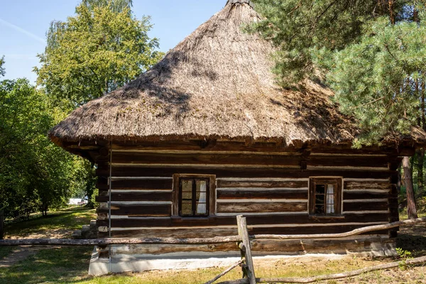 Wygiezlow Pologne Août 2020 Chalet Rural Bois 19Ème Siècle Dans — Photo