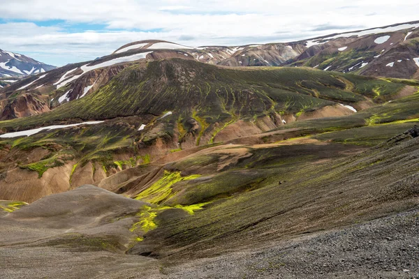 Montañas Volcánicas Landmannalaugar Reserva Natural Fjallabak Islandia —  Fotos de Stock