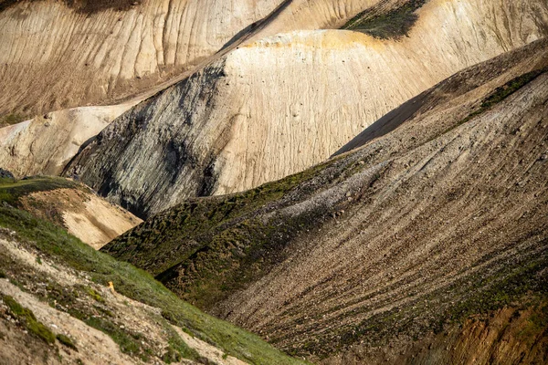 Fjallabak自然保护区的Landmannalaugar火山山 — 图库照片