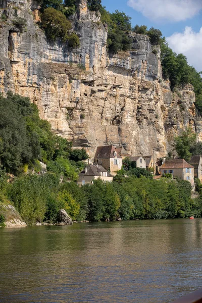 Dordogne Bei Roque Gageac Aquitanien Frankreich — Stockfoto