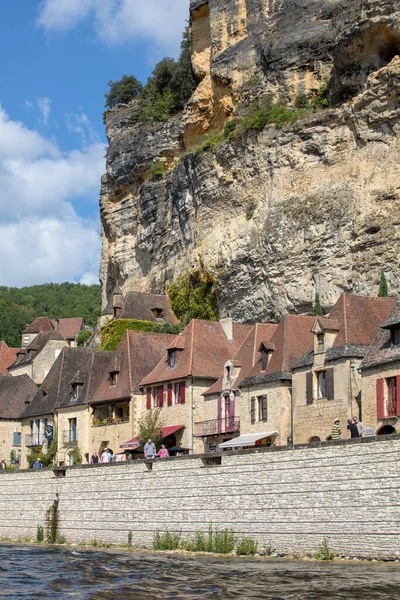 Roque Gageac Dordogne Fransa Eylül 2018 Dordogne Nehri Üzerindeki Roque — Stok fotoğraf