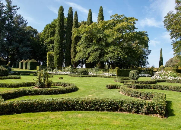 Malebné Jardins Manoir Eyrignac Dordogne Francie — Stock fotografie