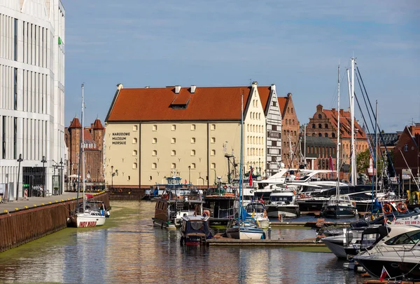 波兰格但斯克 2020年9月6日 国家海事博物馆和格达克的码头 — 图库照片