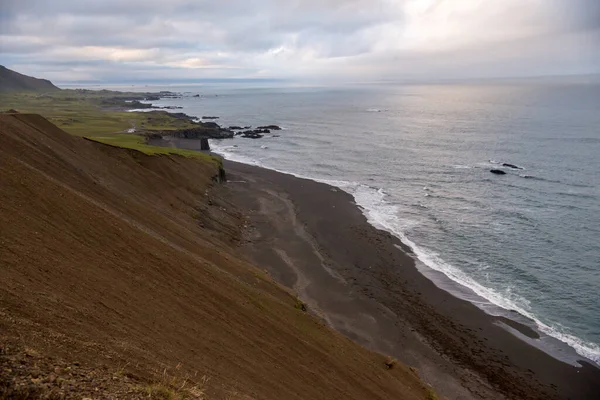 Piękny Islandzki Krajobraz Wspaniały Obraz Niesamowitego Krajobrazu Przyrody Islandia Europa — Zdjęcie stockowe