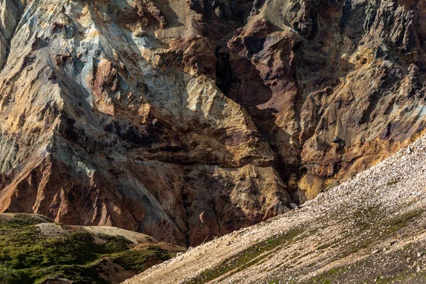 Wulkaniczne Góry Landmannalaugar Rezerwacie Przyrody Fjallabak Islandia — Zdjęcie stockowe