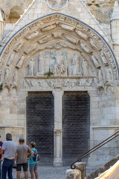 Emilion Francja Września 2018 Kościół Monolityczny Saint Emilion Francji Emilion — Zdjęcie stockowe