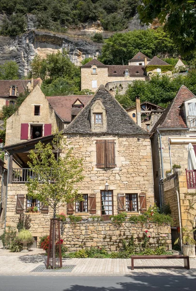 Roque Gageac Dordogne Fransa Eylül 2018 Dordogne Nehri Üzerindeki Roque — Stok fotoğraf