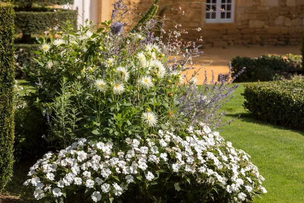 Malebné Jardins Manoir Eyrignac Dordogne Francie — Stock fotografie