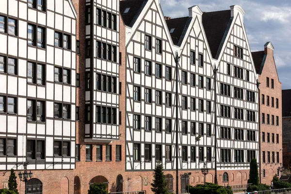 Gdansk Poland Sept 2020 Gdansk Old Town Historic Tenement Houses — Stock Photo, Image