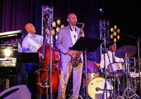 Июля 2021 Года Квартет Branford Marsalis Выступит Летнем Джазовом Фестивале — стоковое фото