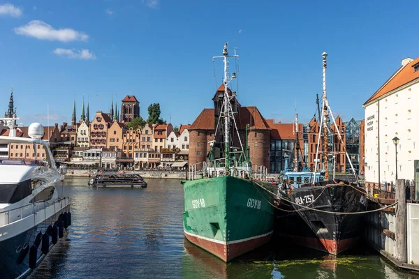 Gdansk Polônia Setembro 2020 Cidade Velha Gdansk Polônia Europa Vista — Fotografia de Stock