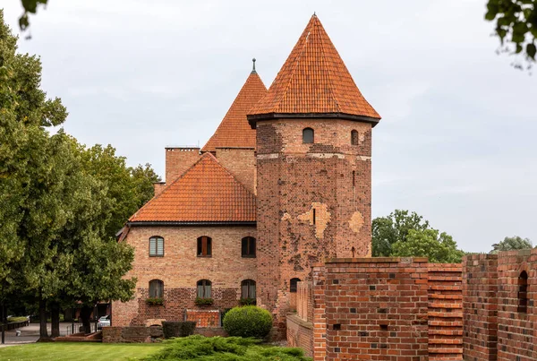 Hrad Malbork Dříve Hrad Marienburg Sídlo Velmistra Teutonských Rytířů Malbork — Stock fotografie