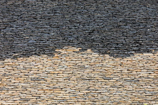 Dordogne Geleneksel Kiremitli Çatı Bir Zamanlar Bölgede Oldukça Yaygın Olmakla — Stok fotoğraf