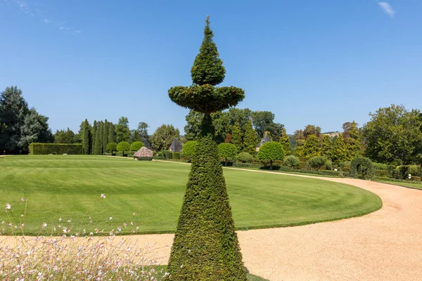 Die Malerischen Jardins Manoir Eyrignac Der Dordogne Frankreich — Stockfoto