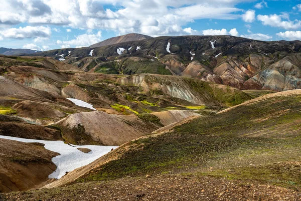 Volcanic mountains of Landmannalaugar in Fjallabak Nature Reserve. Iceland