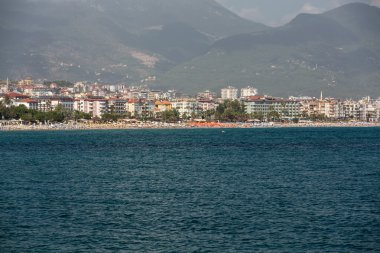Alanya - Alaaddin beach. Alanya Türkiye'de en popüler sahil beldelerinden biridir