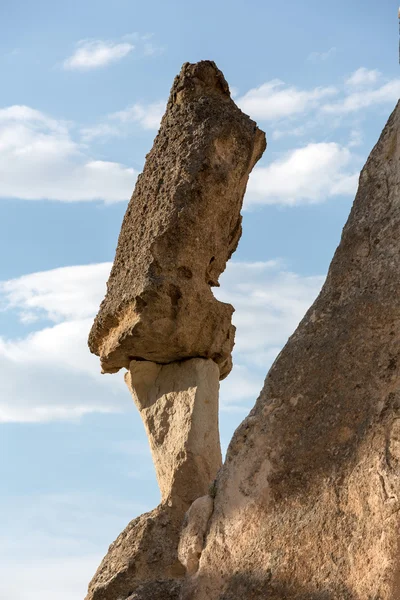 Skalní útvary v národním parku goreme. Kappadokie, Turecko — Stock fotografie