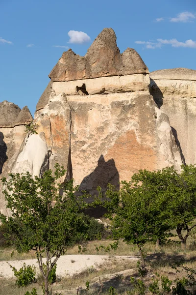 Formaciones rocosas en el Parque Nacional Goreme. Capadocia, Turquía —  Fotos de Stock