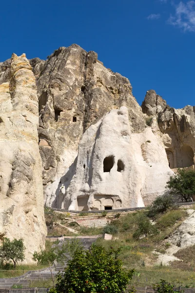 Goreme 'de Açık Hava Müzesi. Kapadokya, Türkiye — Stok fotoğraf