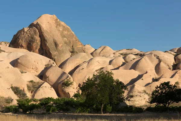 Rock formations in Goreme National Park. Cappadocia,  Turkey — Stock Photo, Image