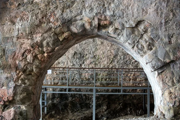 Staré loděnice v Alanya. Turecko. — Stock fotografie