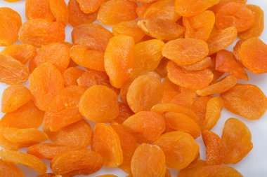 Kuru Kayısı yığını bir yakın çekim