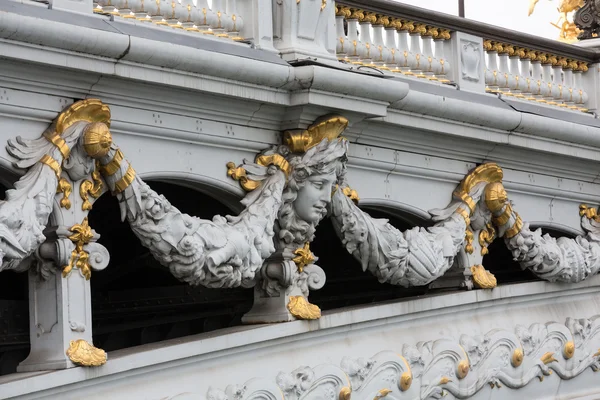 Alexandre III bridge in Paris, France — Stock Photo, Image