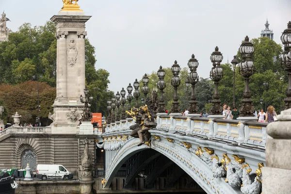 Ponte Alexandre III a Parigi, Francia — Foto Stock