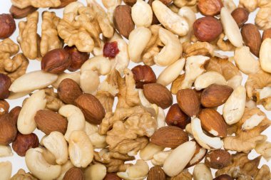 arka planında karışık Kuruyemiş