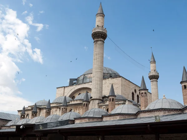 Mesquita do museu Mevlana em Konya, Turquia — Fotografia de Stock
