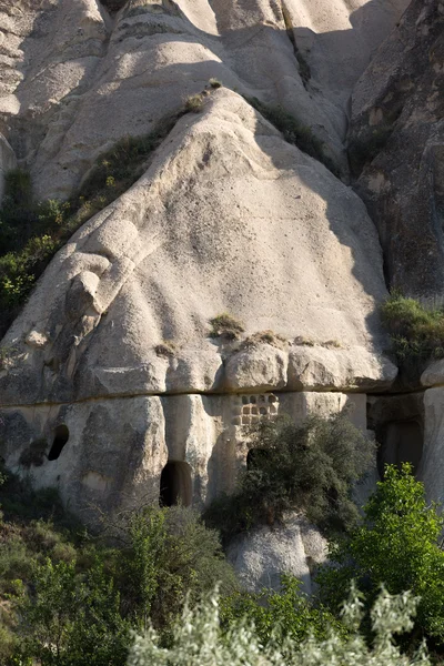 Formações rochosas no Parque Nacional Goreme. Capadócia, Turquia — Fotografia de Stock