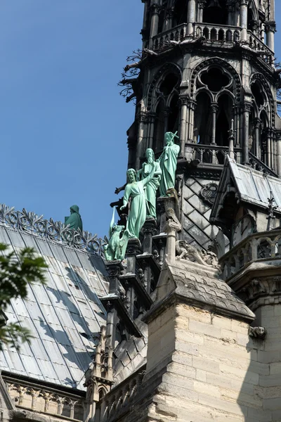 El techo de Notre Dame en París —  Fotos de Stock